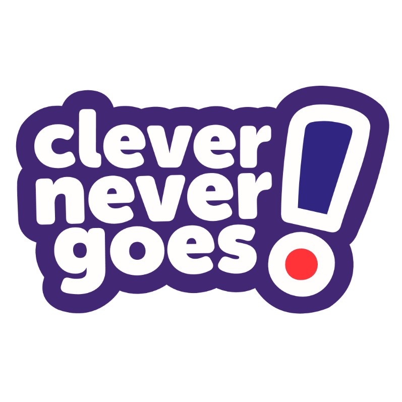 Clever Never Goes logo